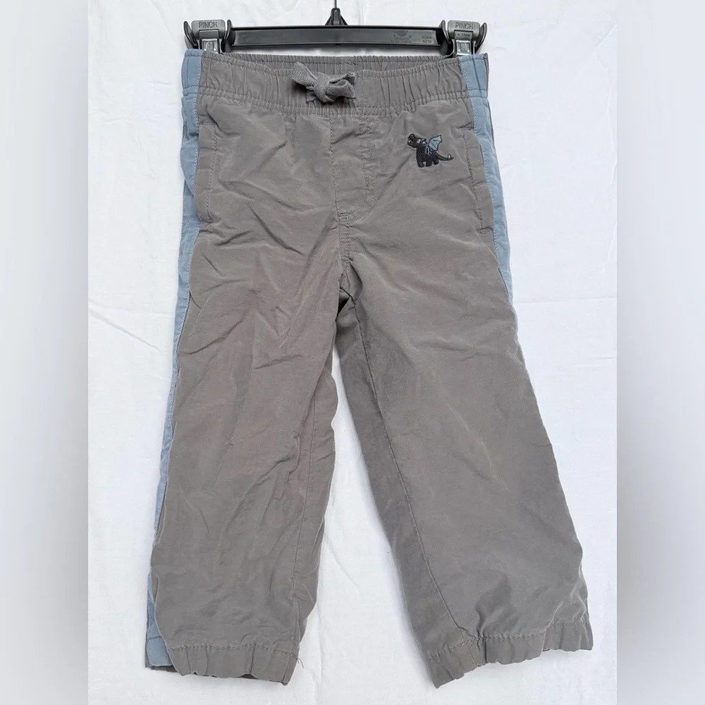 Gymboree Gray Sweatpants with Blue Side Panels